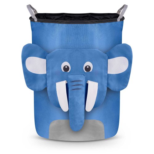 Kosz na zabawki Nukido - niebieski słonik
