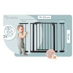 Barierka bramka zabezpieczająca czarna Nukido 718300