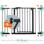 Barierka bramka zabezpieczająca czarna Nukido 718300