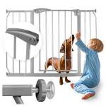 Barierka bramka zabezpieczająca szara Nukido 718301