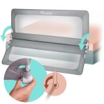 Barierka ochronna do łóżka zabezpieczająca bramka blokada 180 cm Nukido NK-228 szara