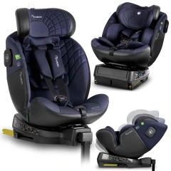 Fotelik samochodowy Nukido Aero Line czarno-granatowy 0-36 kg ISOFIX