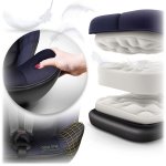 Fotelik samochodowy Nukido Aero Line czarno-granatowy 0-36 kg ISOFIX