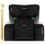 Fotelik samochodowy Nukido Louis Soft czarny 15-36 kg ISOFIX