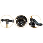 Hulajnoga trójkołowa dla dzieci balansowa siedzisko Nukido Flippo - złota