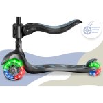 Hulajnoga trójkołowa dla dzieci balansowa siedzisko Nukido Flippo - czarna