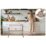 Łóżeczko dziecięce składane turystyczne dostawka + materac Nukido NK-243