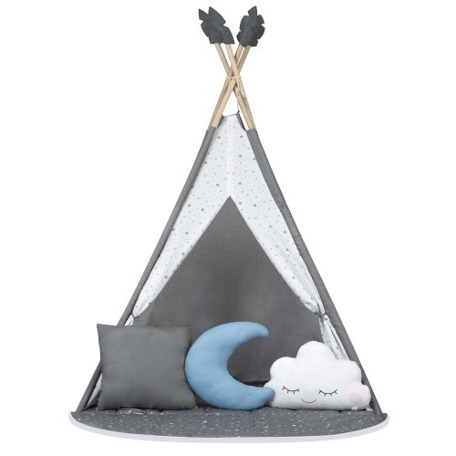 Namiot tipi dla dzieci NK-406 Nukido - szare 
