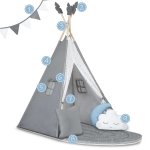 Namiot tipi dla dzieci NK-406 Nukido - szare 