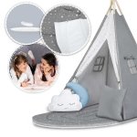 Namiot tipi dla dzieci NK-406 Nukido - szare 