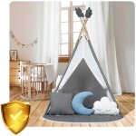 Namiot tipi dla dzieci NK-406 Nukido - szare 
