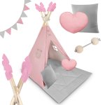 Namiot tipi dla dzieci NK-406 Nukido - różowy 