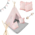 Namiot tipi dla dzieci NK-406 Nukido - jasno różowy 